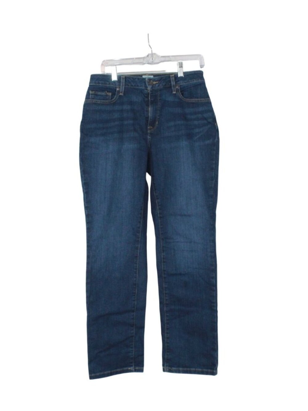 LL Bean Rinsed True Shape Jeans High Rise Straight Leg Casual Preppy 10
